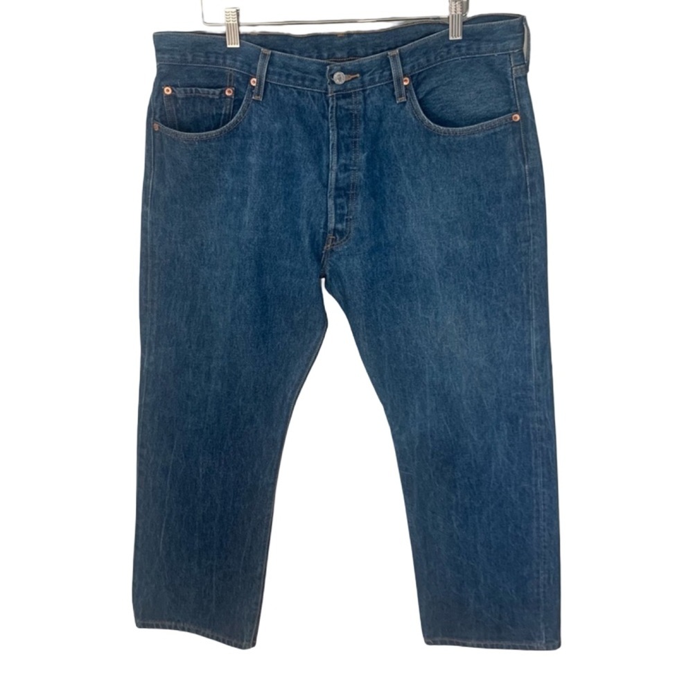 LEVI’S 501 Original Fit Button Fly Jeans Straight Leg Denim
